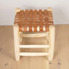 Traditional Wood & Leather Chair - Ref: 253