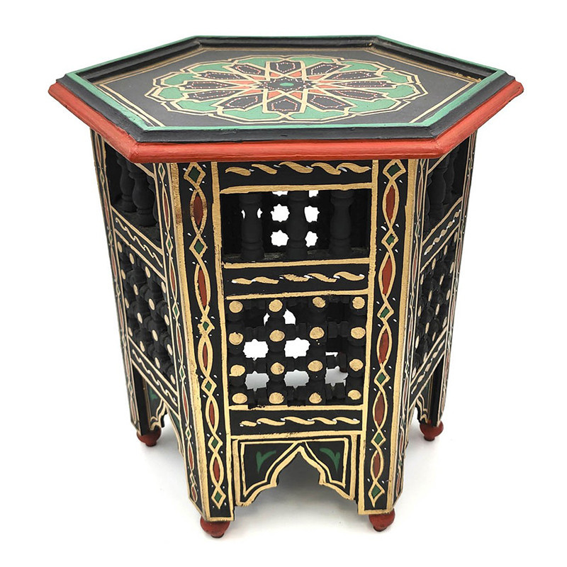 Tazouakt Wooden Stool - Ref: 265