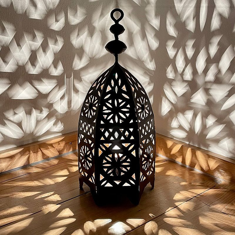 Handmade Moroccan Iron Lantern – Ref: 831