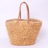 Handwoven Straw Basket Bag - Ref: 77
