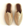 Authentic Moroccan Raffia Babouche - Ref: 15